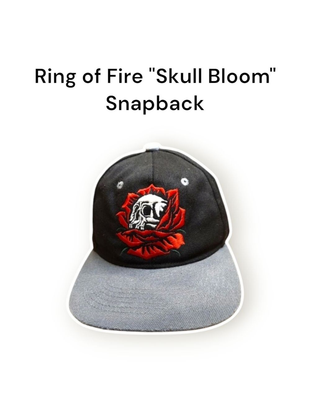 Ring of Fire "Skull Bloom" Snapback